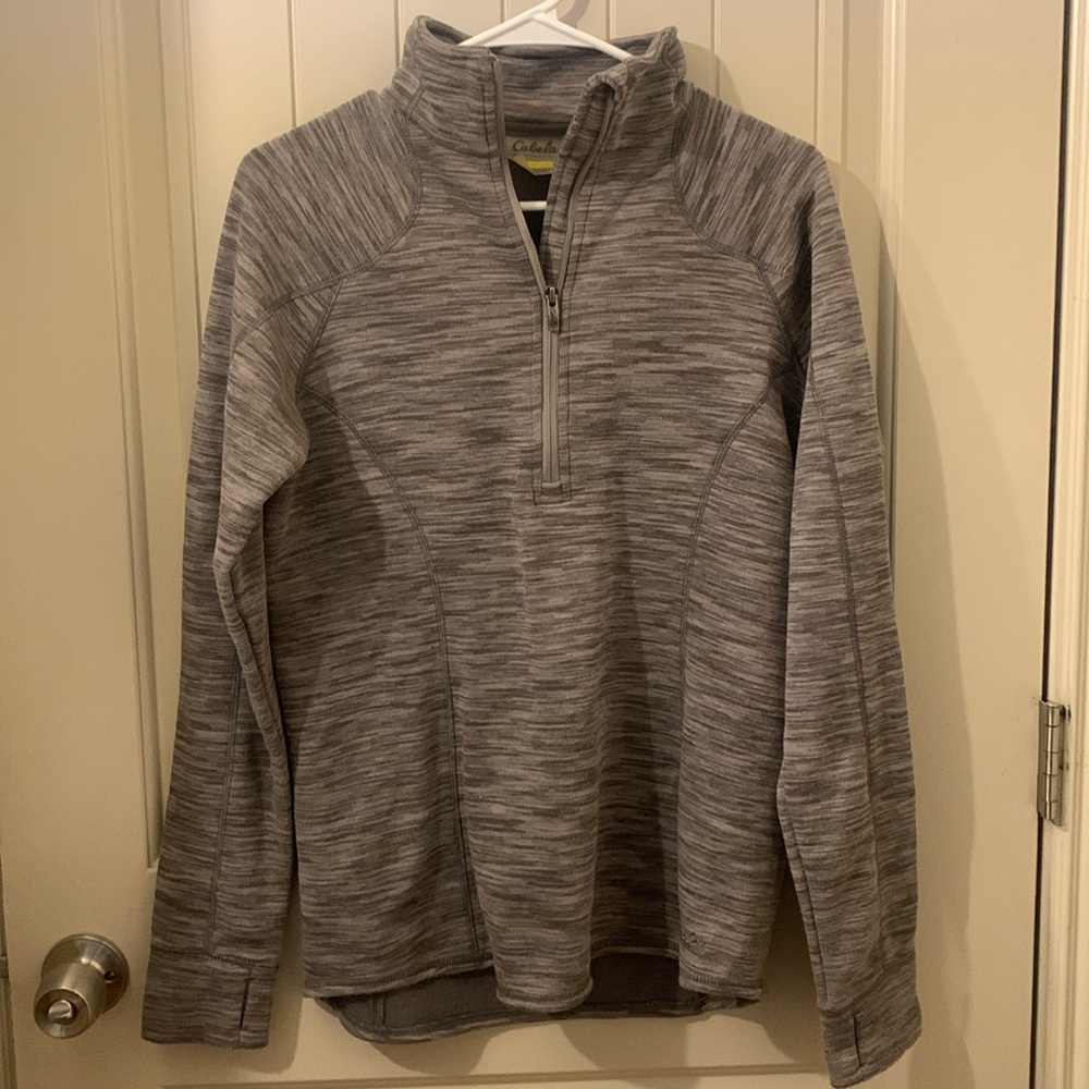 Cabela’s Gray Zipper Front Sweatshirt